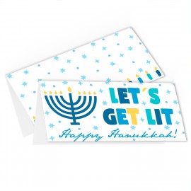 Let's Get Lit Happy Hanukkah - Bag Topper