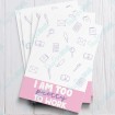 I am Too Pretty to Work - Card