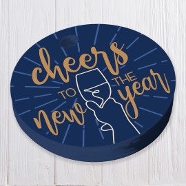 Cheers to the New Year Blue