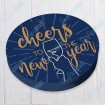 Cheers to the New Year Blue