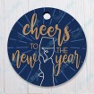 Cheers to the New Year Blue