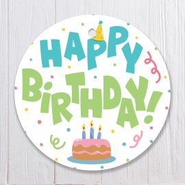 Happy Birthday pink cake
