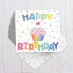 Happy Birthday Rainbow square