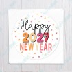 Happy New Year 2027 confetti
