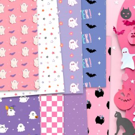 Cute Halloween - Papel con Patrones