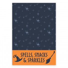 Spells Snacks and Sparkles - Card