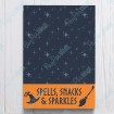Spells Snacks and Sparkles - Card