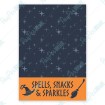 Spells Snacks and Sparkles - Card