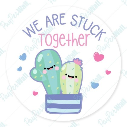 We are stuck together