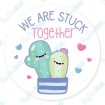 We are stuck together